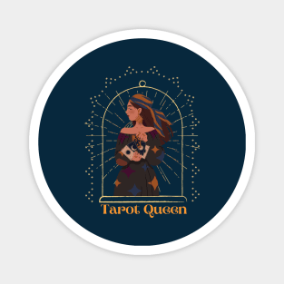 Tarot queen for Tarot Card Readers and Fortune Teller Magnet